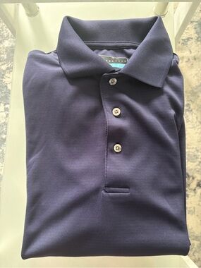 PGA Tour Men's Navy Blue Polo Shirt